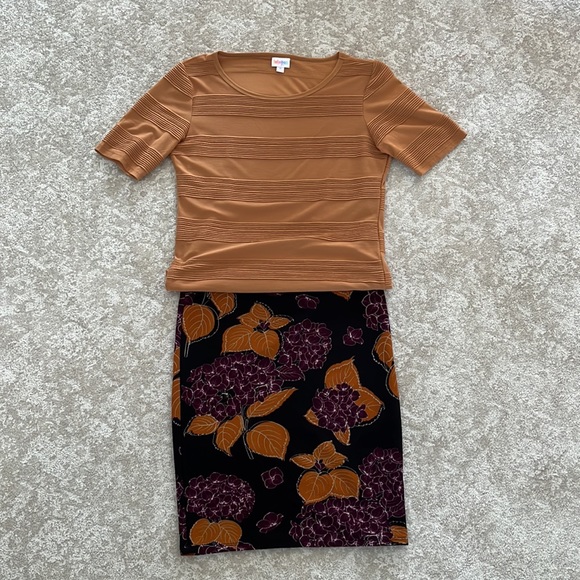 LuLaRoe Tops - LuLaRoe Skirt and Top